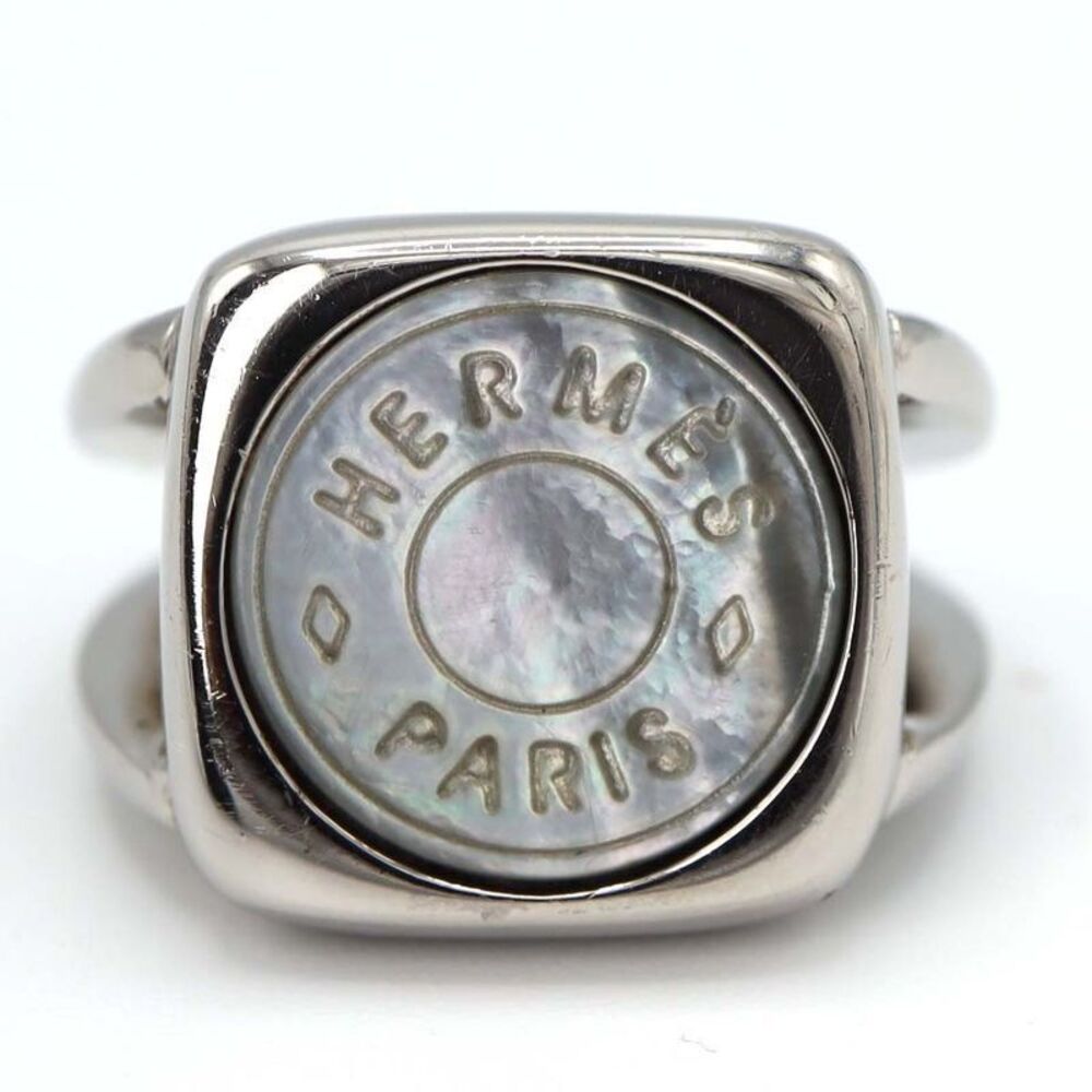 Hermes Ring Corozo Serie Shell Approx Size 10 Acc… - image 3